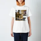 satake☆キジ猫のリア充な猫 動物 Regular Fit T-Shirt