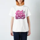 FOXY COLORSのNew Jack Swing pink スタンダードTシャツ