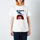 73s(なさすぺしゃる仮)の青い雀 Regular Fit T-Shirt