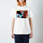 AMURITANONIWA-OFF LINE ART SHOPのBABY BLUE スタンダードTシャツ