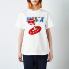 オリジナルデザインTシャツ　SMOKIN'のセクシーモクモックマinビーチ 白 Regular Fit T-Shirt