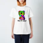 オリジナルデザインTシャツ　SMOKIN'の飴ちゃんモクモックマ カラフル スタンダードTシャツ