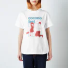 cocono fest. 公式SUZURIショップのmasuda mikuコラボTシャツ（ブルー×レッド） Regular Fit T-Shirt