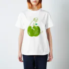 yuna abe (ぱつこ)のGreen Apple スタンダードTシャツ