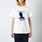 Nobby's SUZURI shopのタコさんソロダンス（青） Regular Fit T-Shirt