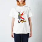 sasabeerのウサギター　カニ爪 Regular Fit T-Shirt