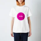 PのCIRCLE PINK. スタンダードTシャツ