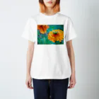 matsunomiの庭の花と虫 スタンダードTシャツ