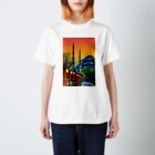 GALLERY misutawoのトルコ 夕暮れのスルタンアフメト・モスク Regular Fit T-Shirt