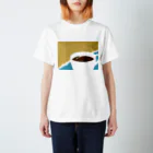 Arts&Crafts Muuの海とコーヒー Regular Fit T-Shirt