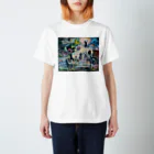 Galerie Marieのフラワーテイルtシャツ Regular Fit T-Shirt