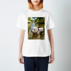 もちもちのおよげないきなこ Regular Fit T-Shirt