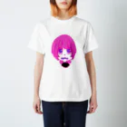 シロクマPRのPink-Chan スタンダードTシャツ