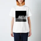 満園 夏雨の海と夜景 スタンダードTシャツ