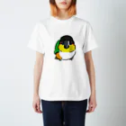 inkono shimobeのまんまるズグロシロハラインコ Regular Fit T-Shirt