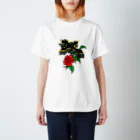 ZERRYの薔薇クロス Regular Fit T-Shirt