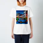 GALLERY misutawoのイタリア ローマの市場とFIAT500（チンクエチェント） Regular Fit T-Shirt