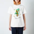タイランドハイパーリンクス公式ショップのタイの妖怪「ナーンターニー」 WHITE Regular Fit T-Shirt
