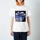 くるくるショップの冬景色るんるん スタンダードTシャツ