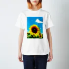 Fabergeの向日葵と青空 Regular Fit T-Shirt