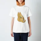 simanagareの秋、猫の背中を刈るコンバイン スタンダードTシャツ