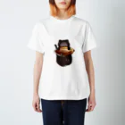 ちょこねこshopのカカオ豆とちょこねこTシャツ Regular Fit T-Shirt