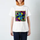Suzy_Textileのサイケなハチ スタンダードTシャツ