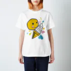 AURA_HYSTERICAのSoft_Serve_Ice_Cream Regular Fit T-Shirt