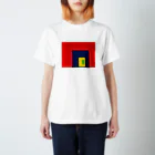 Rainbow Circusの四角・四色 Regular Fit T-Shirt