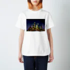 ハリネズミの工場夜景（四日市） スタンダードTシャツ