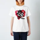 SilentNoisyButterflyの愛　篆書一文字 Regular Fit T-Shirt