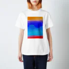 >>>>> Abstractive SERIES <<<<<のwave Regular Fit T-Shirt