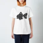 TOMOKUNIのAnimalia Kinky “ Black Gold Fish ” Regular Fit T-Shirt