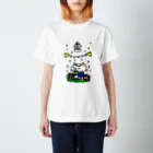 暗黒電波美術家ボブ山　SUZURI店の聖なる乙女！猫乙女！ Regular Fit T-Shirt