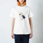 スイ のヒトデを食べるカモメ(ロゴ) スタンダードTシャツ
