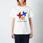 ekoeko ショップの風ぐるま Tシャツ1 Regular Fit T-Shirt