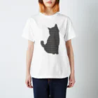 WAMI ARTの黒猫千鳥 Regular Fit T-Shirt