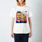 似顔絵ショップSUNのカップルマグカップ Regular Fit T-Shirt