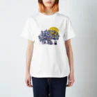 あまかむなのうたげのねこ(夜な夜な雅楽) Regular Fit T-Shirt