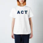 ロゴTシャツのひよこ堂のACT アクト ロゴ Tシャツ スタンダードTシャツ