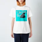 🐥ゆる(いイラストで生き物を)愛(でたい)のサメ好きなあなたへ🦈 Regular Fit T-Shirt