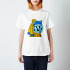 えんぴつの真珠の耳飾りのネコ　graffitianimal スタンダードTシャツ