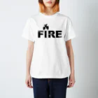 ニポトレ本舗☆投資家とトレーダーに捧ぐのFIRE＊炎じゃない方（燃えてるけども） Regular Fit T-Shirt