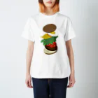 AWESOME HAMBURGERのエッグチーズバーガー Regular Fit T-Shirt