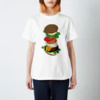 AWESOME HAMBURGERのクラシックバーガー スタンダードTシャツ