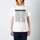 INASBY 髑髏毒郎の漫画ボーボーくんとボサボサちゃん Regular Fit T-Shirt