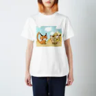 Cat Musicのすなかる～ず・すなかるコンビイラスト スタンダードTシャツ