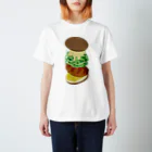 AWESOME HAMBURGERのロースカツバーガー スタンダードTシャツ