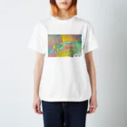 ﾌﾗﾜｰﾎｴｰﾙ　とかげのちづっこのフトアゴヒゲとかげちゃん Regular Fit T-Shirt