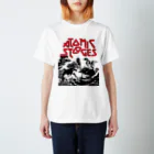 ribol のAtomic stooges JAPAN wear WHITE スタンダードTシャツ